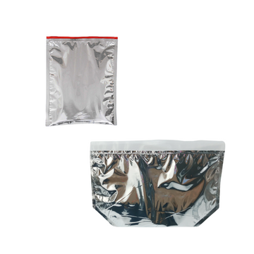 Busta termica per ghiaccio mostrata in due diverse misure